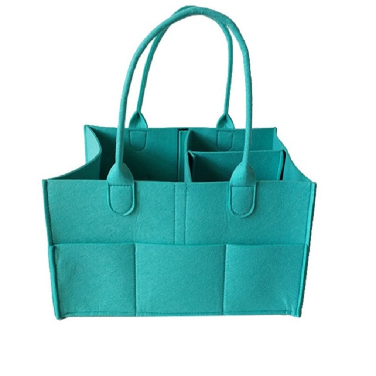 

Mummy Bag Storage Multifunctional Maternity Handbags Organizer Stroller Accessories, Size:33x23x18cm, Color:Blue Green