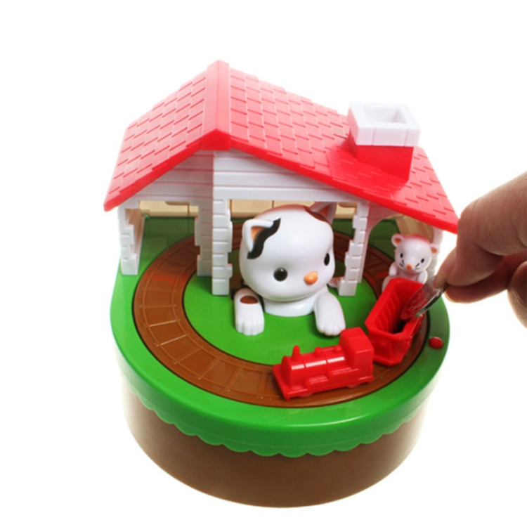 

Cartoon Cat and Mouse Electric Piggy Bank Children Toys