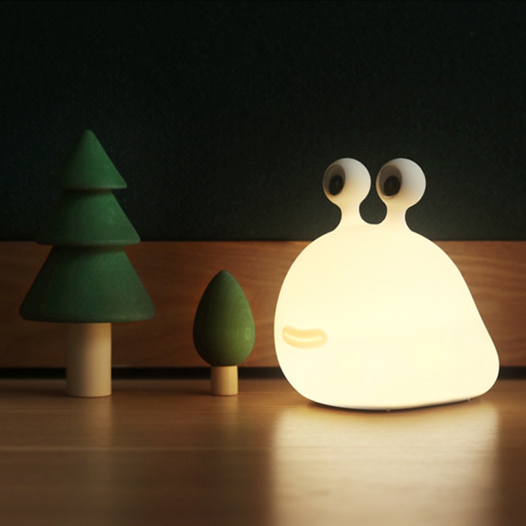 

Bedroom Cartoon Slug Sleeping Lamp Eye Protection Creative Bedside Night Light(White)