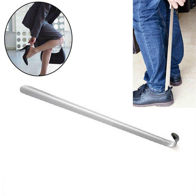 

4 PCS Stainless Steel Long Shoehorn Lift Shoes Wear Shoe Shoehorn