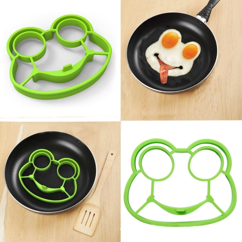 

2 PCS Creative Silicone Frog Shaped Fried Eggs Fried Eggs Shaper Breakfast Kitchen Cooking Tool