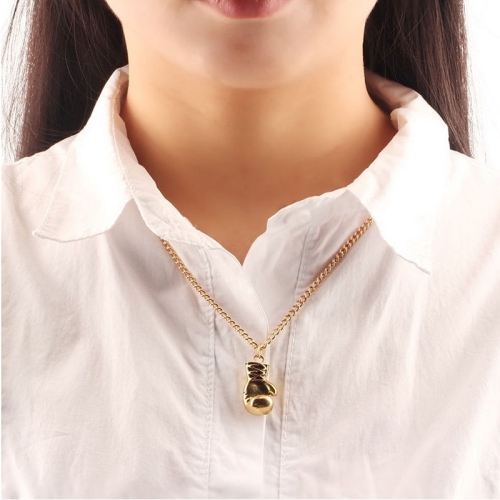 

Punk Retro Mini Boxing Glove Necklace(gold)