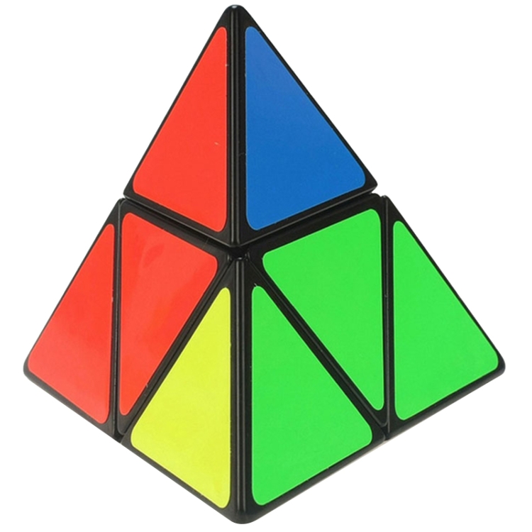 

Creative Shaped Second-order Triangular Tetrahedron Rubik Cube Children Educational Toys(Black)