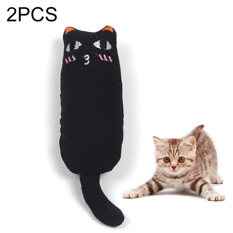 

10013 Cat Catnip Toys Funny Playing Cats Pet Products(Black)