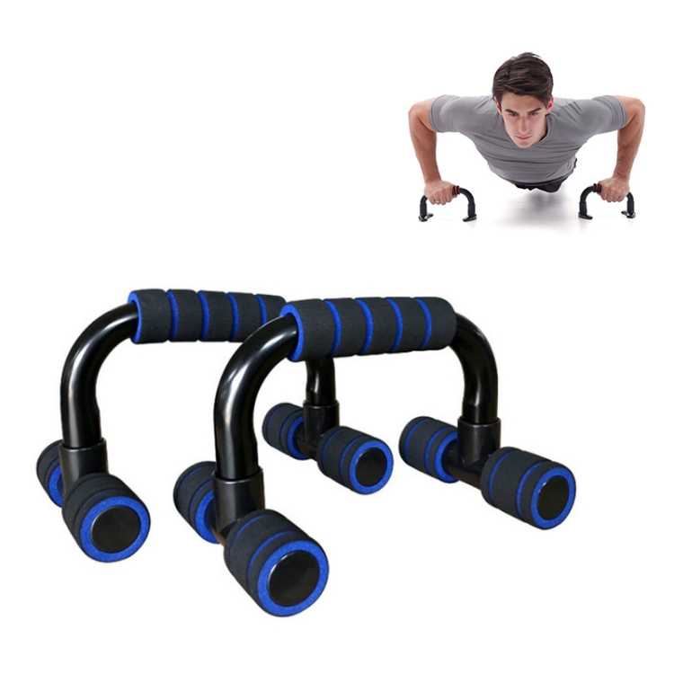 

Household Sponge Sleeve H-shaped Push-ups Stand(Blue)