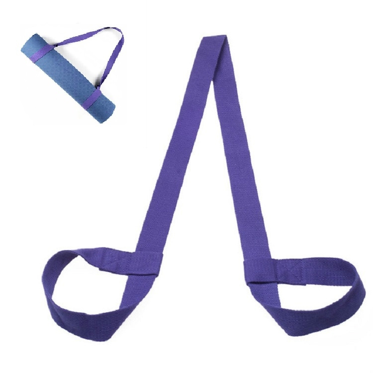 

Cotton Rope Yoga Mat Strap Multifunctional Strapping Strap, Color:Deep Purple