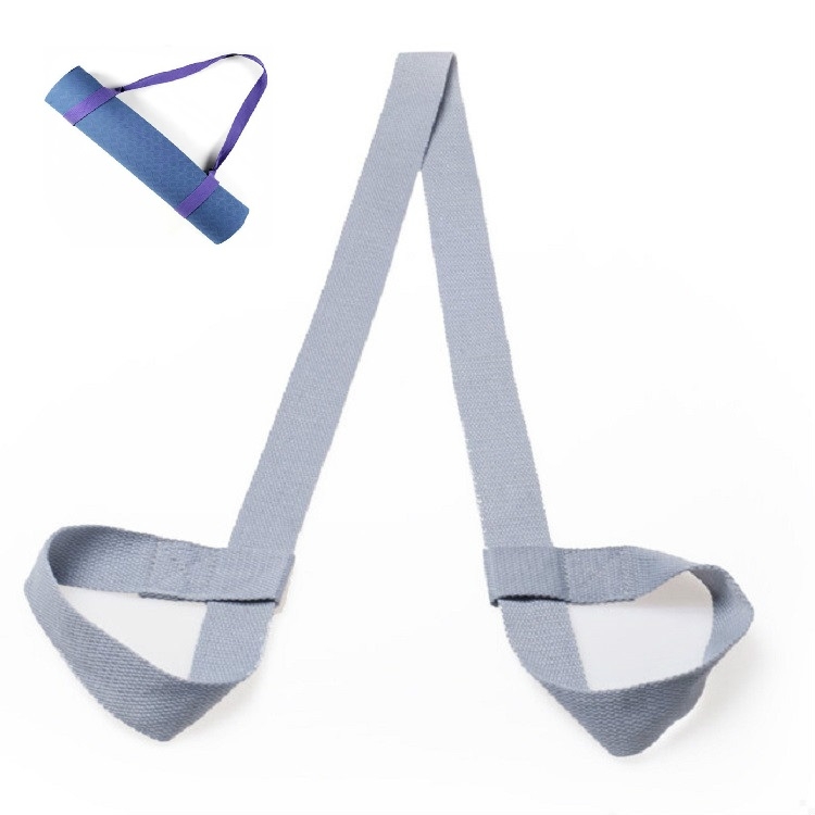 

Cotton Rope Yoga Mat Strap Multifunctional Strapping Strap, Color:Light Gray