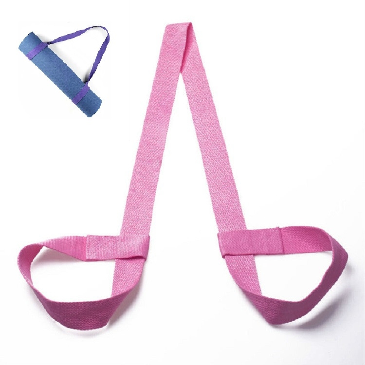 

Cotton Rope Yoga Mat Strap Multifunctional Strapping Strap, Color:Pink