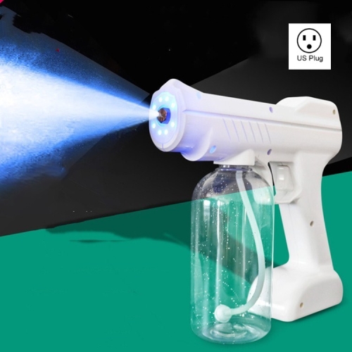 

Generation Ninth Handheld Wireless Charging Blue Light Nano Disinfection Atomization Spray Machine Portable Electric Spray Gun, Plug Type:110V US Plug