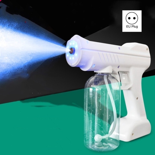 

Generation Ninth Handheld Wireless Charging Blue Light Nano Disinfection Atomization Spray Machine Portable Electric Spray Gun, Plug Type:220V EU Plug