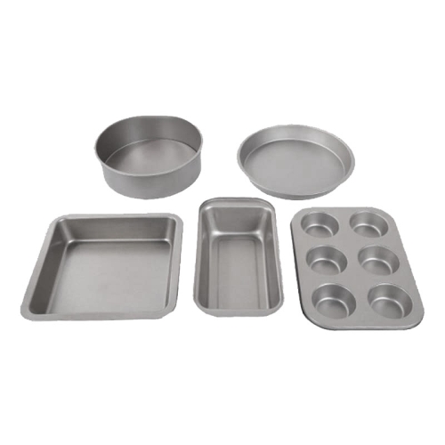 

5 in 1 Cake Mould Pizza Bakeware Home Pastry Biscuit Bread Baking Tool Set