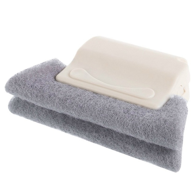 

Window Groove Cleaning Cloth Cleaning Brush(Beige)