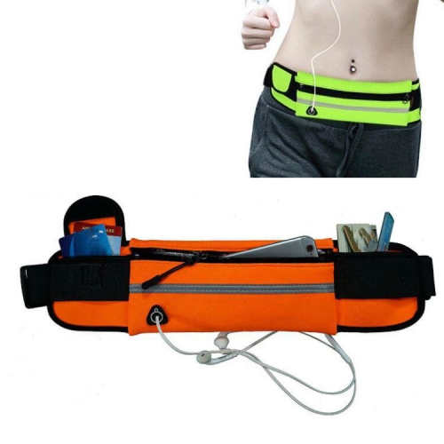 

5 PCS Kettle Pockets Outdoor Sports Mobile Phone Pockets Waist Bag(Orange)