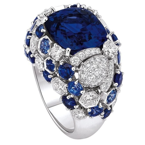 

2 PCS Unisex Luxury Inlays Sapphire Engagement Rings