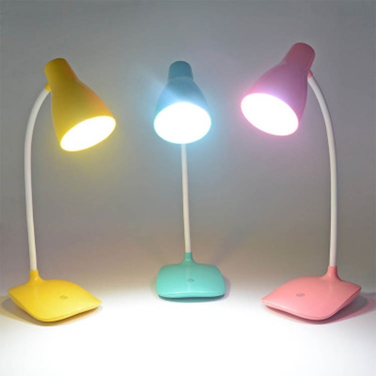 

3W Touch Dimming LED Eye Protection Reading Light Learning Table Lamp, Random Color Delivery