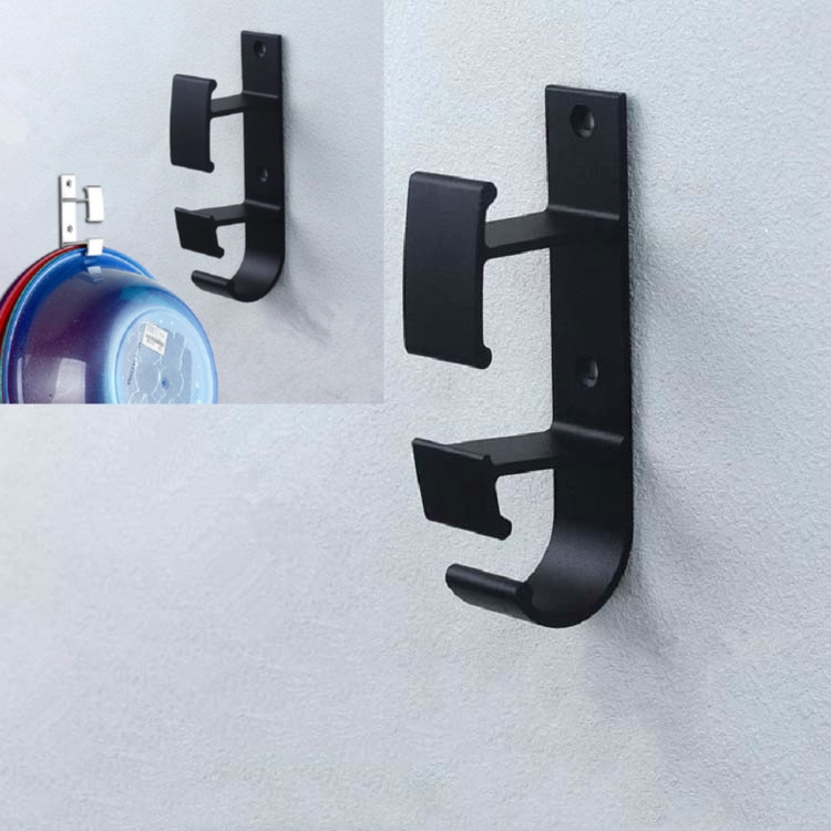 

5 PCS Creative Hook for Bathroom Wall-mounted Washbasin, Color:Black Sand (Double-sided Tape)