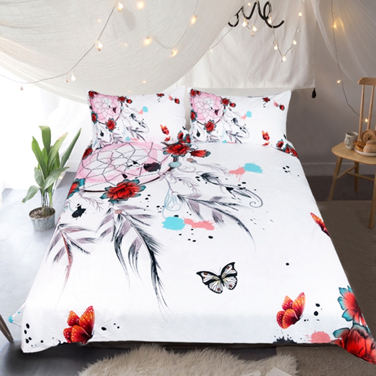 

Dream Flying Dream Catcher Home Textile Bedding Set, Size:AUK220cmx240cm