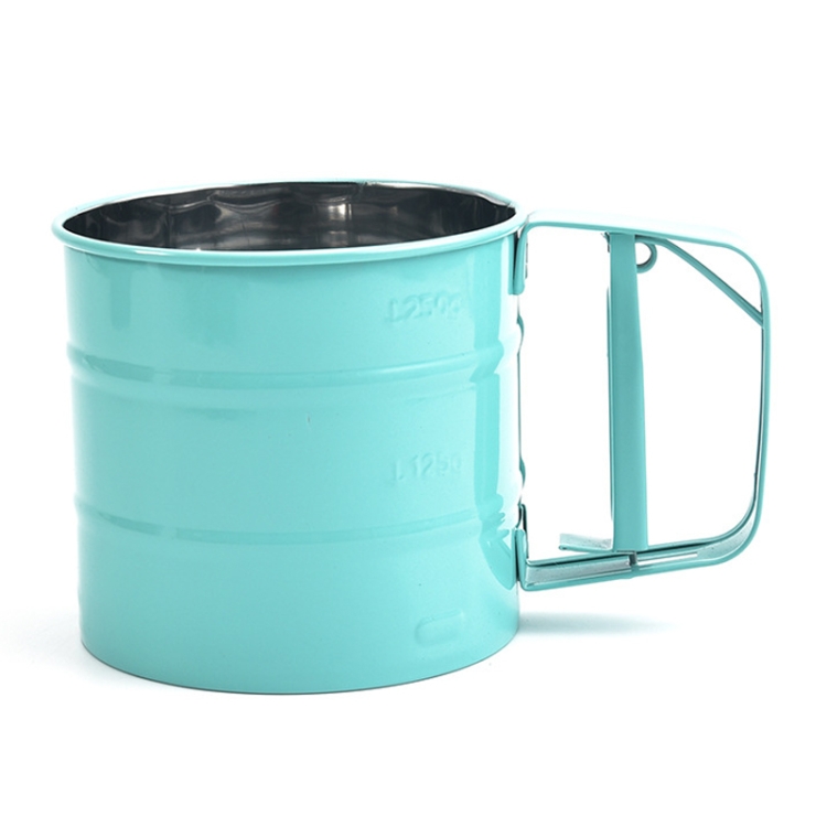 

2 PCS Flour Sieve Baking Tool Hand-pressed Flour Sieve(Green)