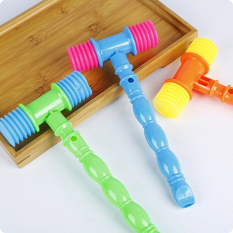 

12 PCS Plastic Vocal Percussion Hammer Children Educational Toys, Random Color Delivery