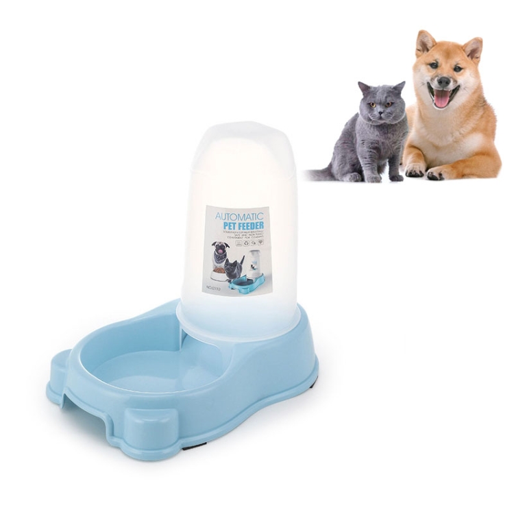 

Pet Dual Purpose Automatic Water Dispenser Dog Bowl Dog Cat Universal(Blue)