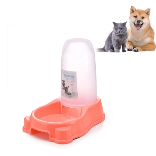 

Pet Dual Purpose Automatic Water Dispenser Dog Bowl Dog Cat Universal(Pink)