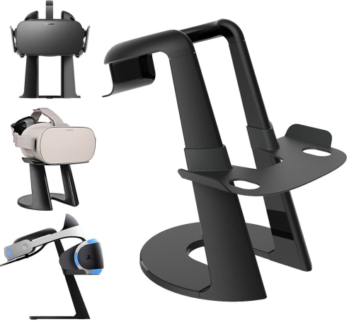 

VR Stand Virtual Reality Headset Display Holder For Htc Vive/Sony Psvr/Oculus Rift / Oculus Go / Google Dayd All Vr Glasses