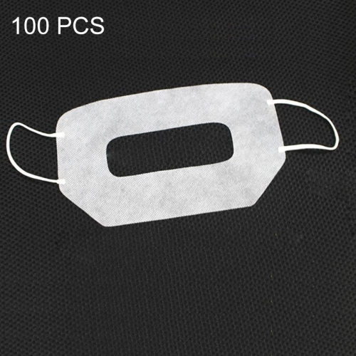 

100 PCS Protective Hygiene Eye Mask White Disposable Eyemask for Virtual Reality Glasses