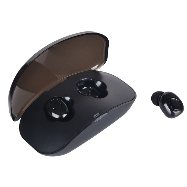 

xinmanrou X18 TWS Wireless Bluetooth Earphones Handsfree Earbuds Bluetooth Headset Sports Earphone with Mic(Black)