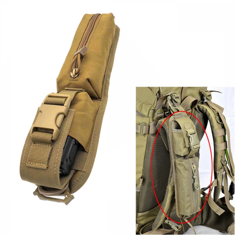 

Outdoor Sports Backpack Shoulder Strap Phone Bag Sundry Kit, Size:One Size(Khaki)
