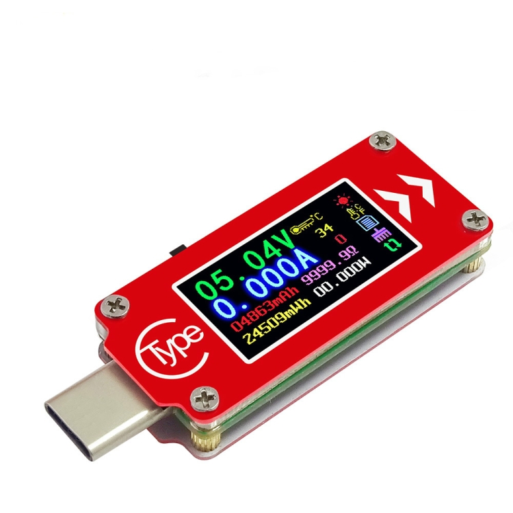 

TC64 Color Ccreen PD Fast Charge Detection Type-C Voltage Current Meter Tester