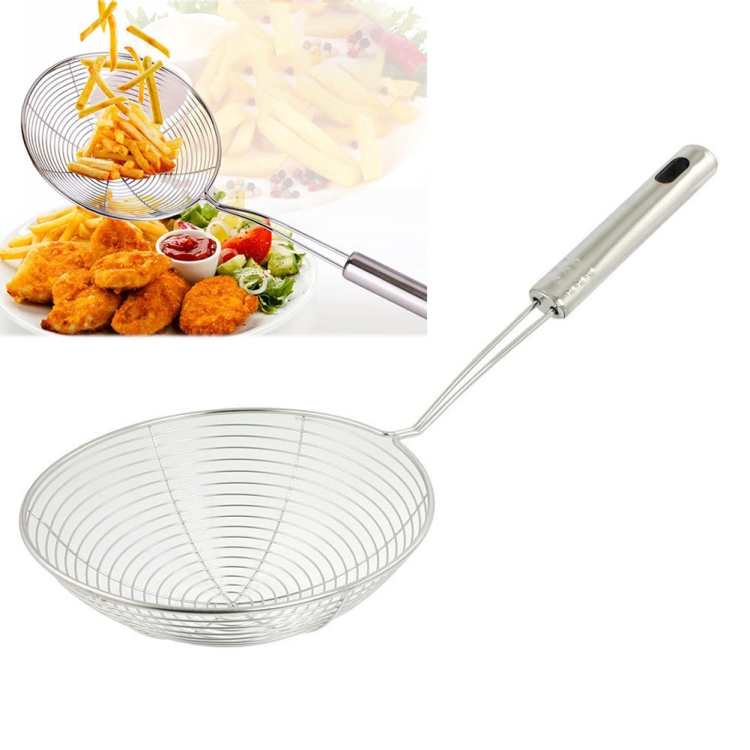 

Kitchen Oval Fine Mesh Stainless Steel Cooking Oil Filter, Specifications:33cm