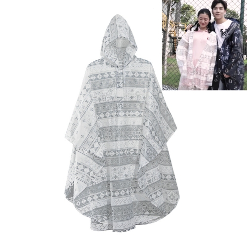 

Adult Long Raincoat Full Body Single Electric Battery Bicycle Poncho, Size:One Size, Style:Cloak(Geometry)