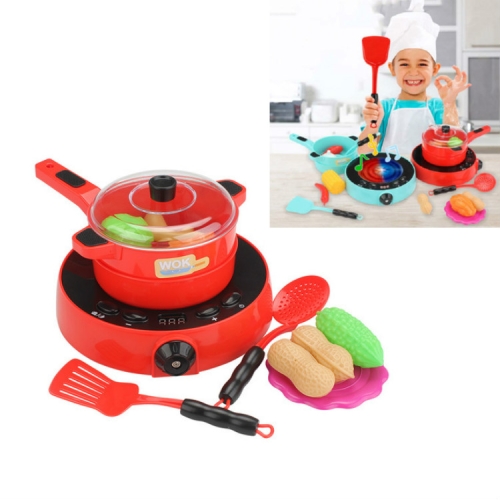 

MoFun QC4B Electric Simulation Induction Cooker Small Household Appliances Play House Toys(Red)