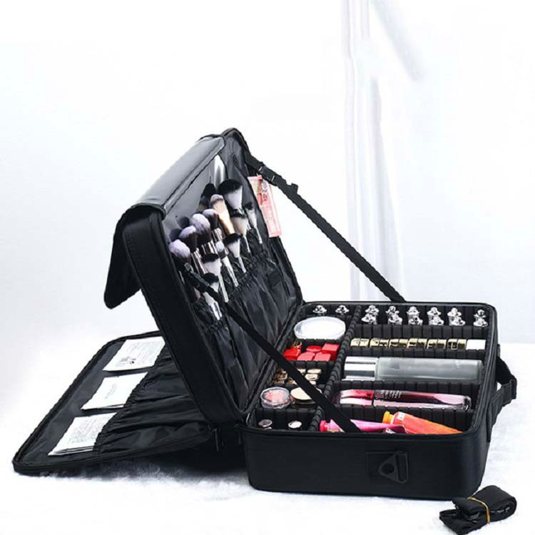 

Makeup Bag Embroidery Manicure Portable Clapboard Toolbox, Size:Extra Large