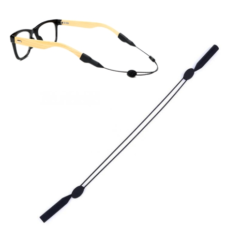 

2 PCS Adjustable Glasses Lanyard Sports Glasses Non-slip Ear Hook Cover, Size:30cm for Adult