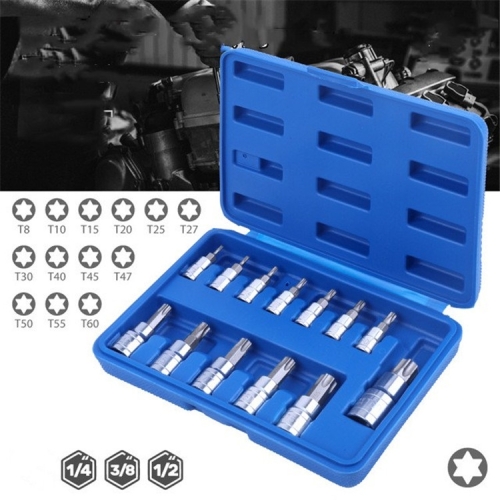 

13 In 1 Flower Shape Hexagon Socket Screwdriver Sleeve Bit Set