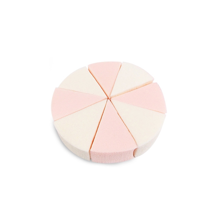 

3 Sets Soft Sponges Riangle Round 8 Cut Puff Foundation Maquiagem Face Make up Tools(Multi)