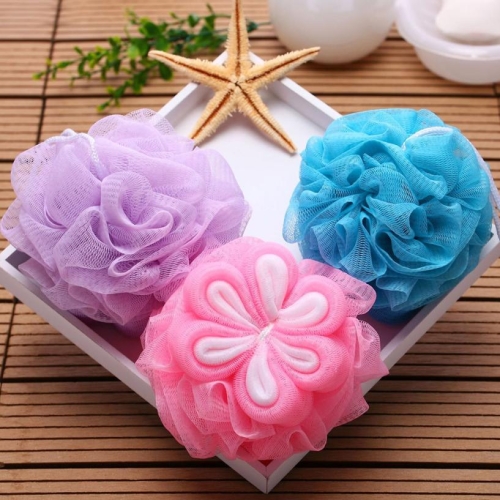 

2 PCS Floral Bath Ball Bath Flower, Random Color Delivery