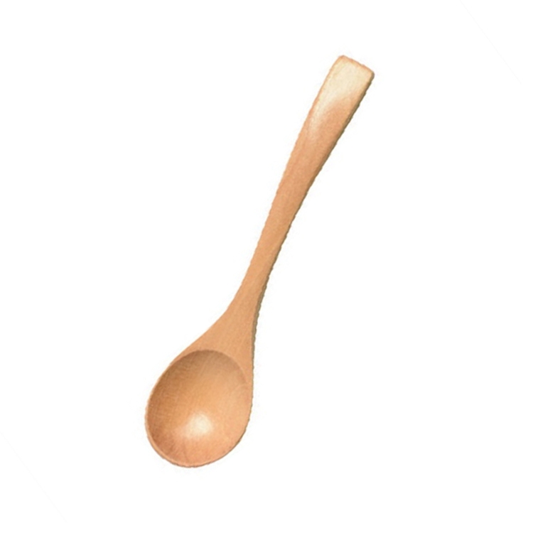 

Beech Coffee Cup Accessories Wooden Tableware, Style:Spoon