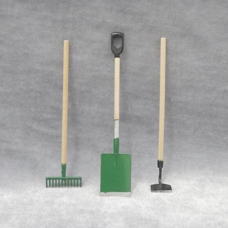 

9 PCS / 3 Sets Mini Doll House Outdoor Housework Gardening Tools