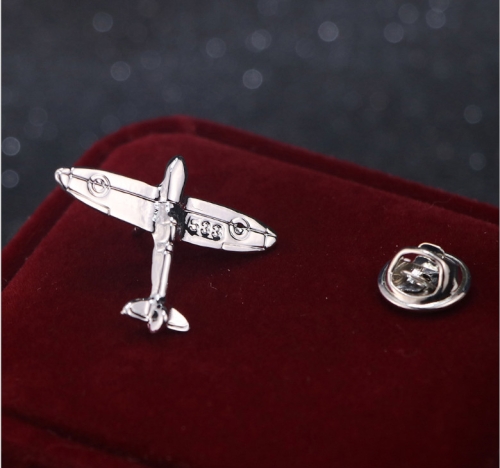 

Retro Air Plane Brooches For Men(Silver)