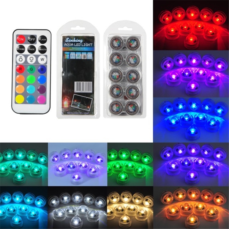 

12 in 1 Remote Control Diving Light 3CM Diamond Twist LED Light