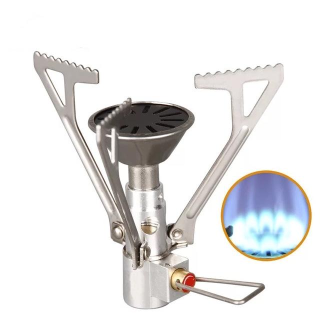 

Outdoor Safety Leakproof Stove Portable Mini Stainless Steel Picnic Stove Integrated Gas Stove