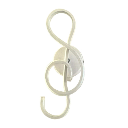 

22W Creative Personality Note Shape Home Interior Corridor Aisle Decorative Wall Lamp, Color Temperature:White Light(White)