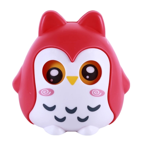 

Home Decoration Owl Shaped Piggy Coin Bank Money Saving Box(Red)