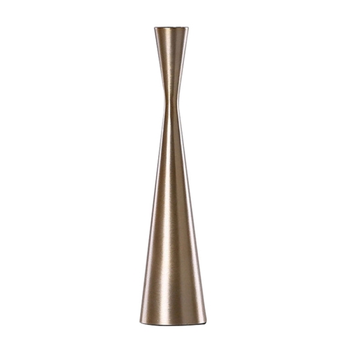 

Golden Iron Candlestick Wedding Gift Props Decoration, Size:5.6X26CM