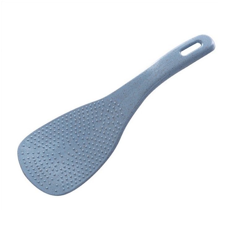 

Wheat Straw Non Stick Household Rice Spoon(Blue)