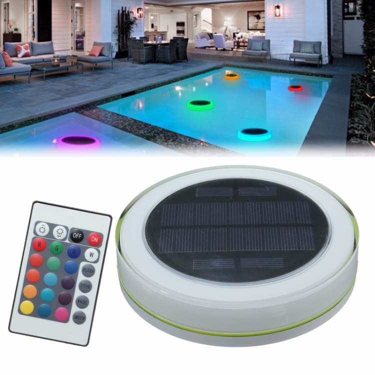 

24 LEDs RGB LED Underwater Solar Power IP68 Waterproof LED Light with Remote Control