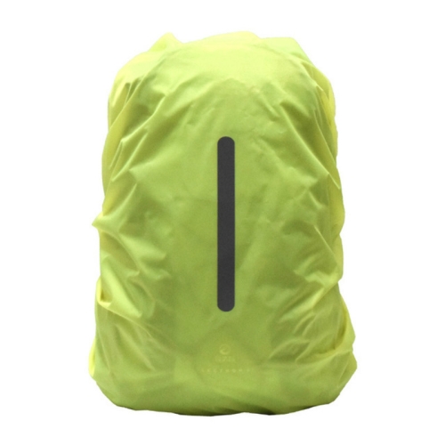 

Outdoor Night Travel Safety Reflective Backpack Rain Cover Bag, Size:L(Fluorescent Green)