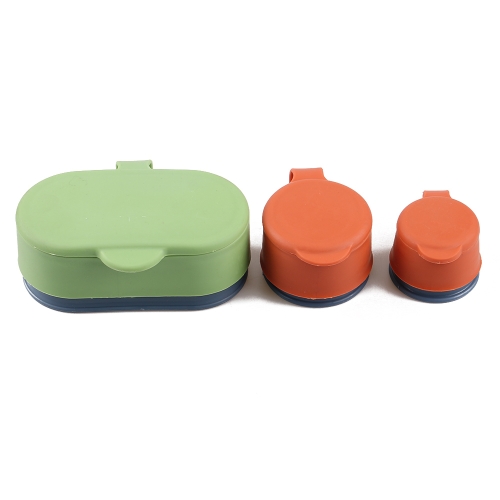 

Multifunctional Sealed Fresh-keeping Moisture-proof Magic Buckle Sealer with Lid, Size:S+M+L